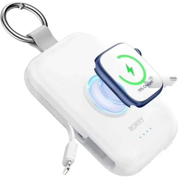 Portable Apple Watch Charger,5000mAh iWatch Wireless Charger Power Bank