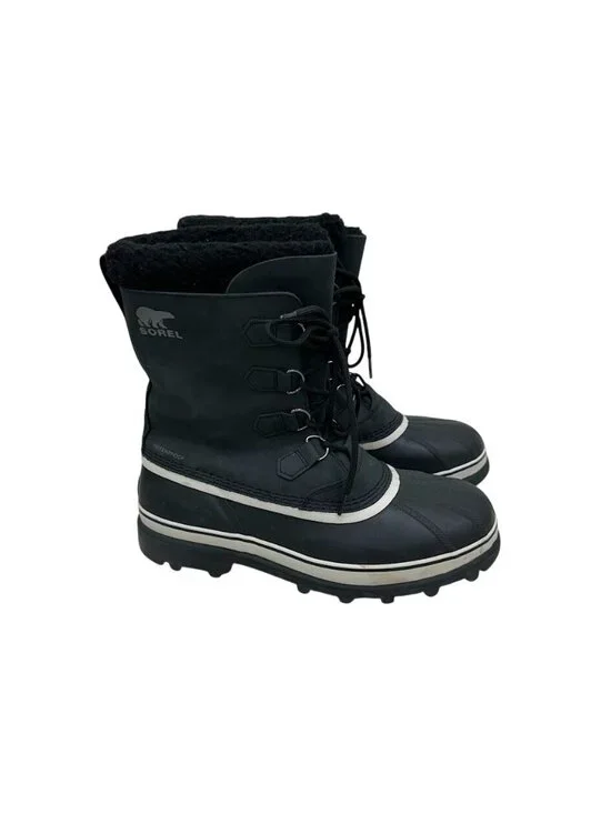 Sorel Caribou Waterproof Winter Snow Boots Outdoor Lined Shoe NM1000-016 Mens 13