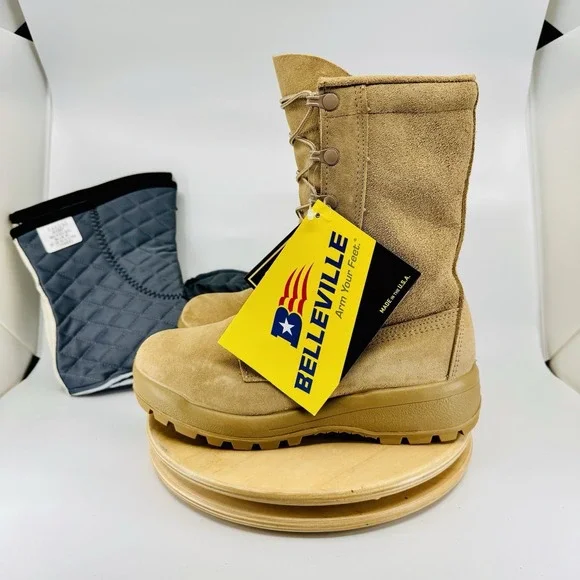 BELLEVILLE‎ GORTEX Intermediate Cold/Wet Combat Boots ICWT Size 5.0 R + Inserts
