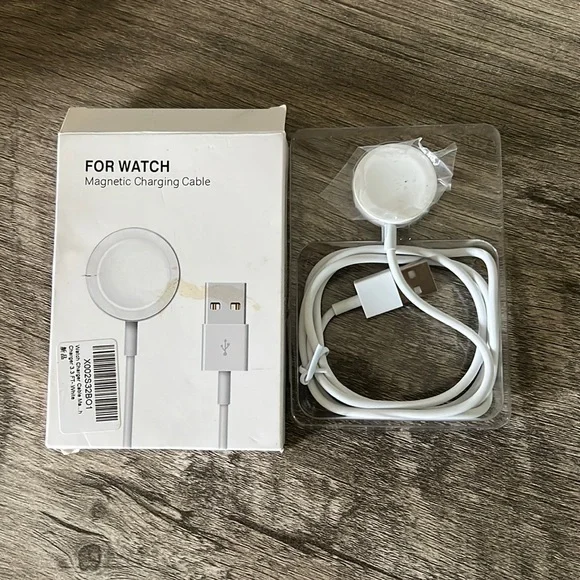 Magnetic Apple Watch charger (never used)