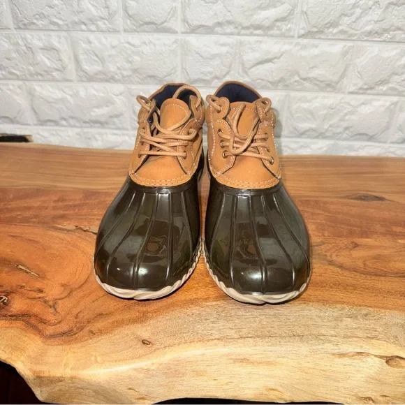 Tommy Hilfiger‎ Men's Tan and Brown Rain Boots