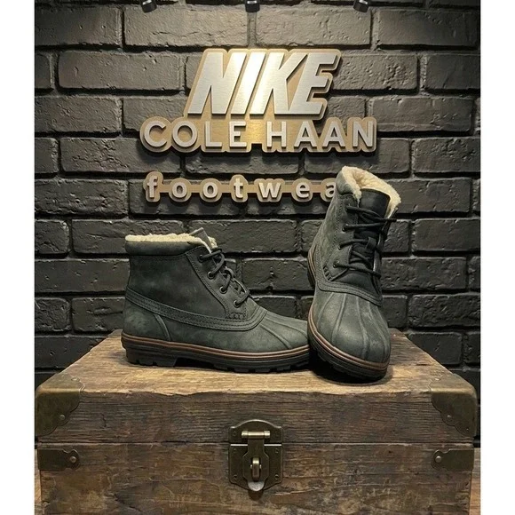 🔥Men's‎ Cole 🎱Haan x Nike Air 🤑Waterproof Duck Hiking Boots - Size 11