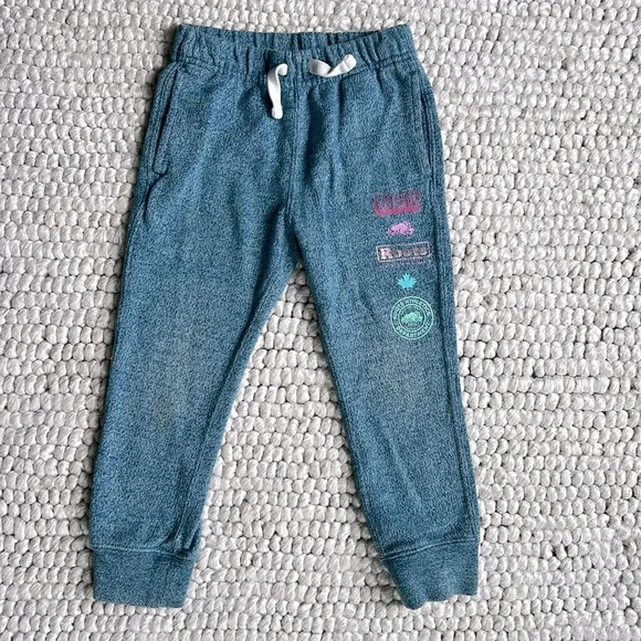 Roots joggers with pockets teal