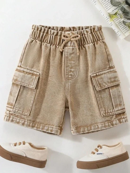 Toddler Boy Casual Cargo Drawstring Shorts - 12-18M