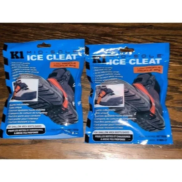 OS NIB K1 MID Ice Cleats Winter Traction Grips Grippers for Boots and Shoes