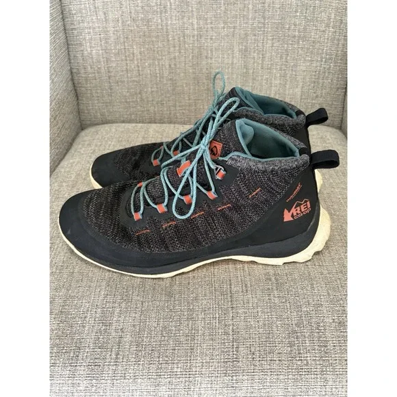 REI Co-Op Hydro Walk Men's Lightweight Hiking Boots Black Sz 12