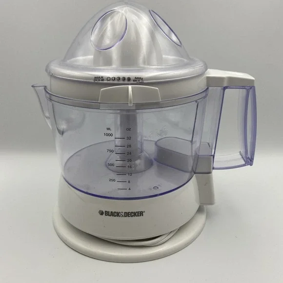 Black & Decker CJ630 White Citrus‎ Juicer with Adjustable Pulp Control Tested