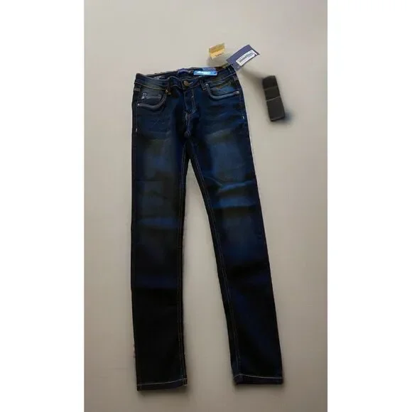 NWT Vigoss Blue Jeans THE‎ JAGGER Skinny, Stretch, Girls 14