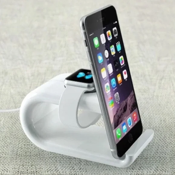 COPY - iPhone and Apple Watch Stand Cradle Charger Holder | Docking Station