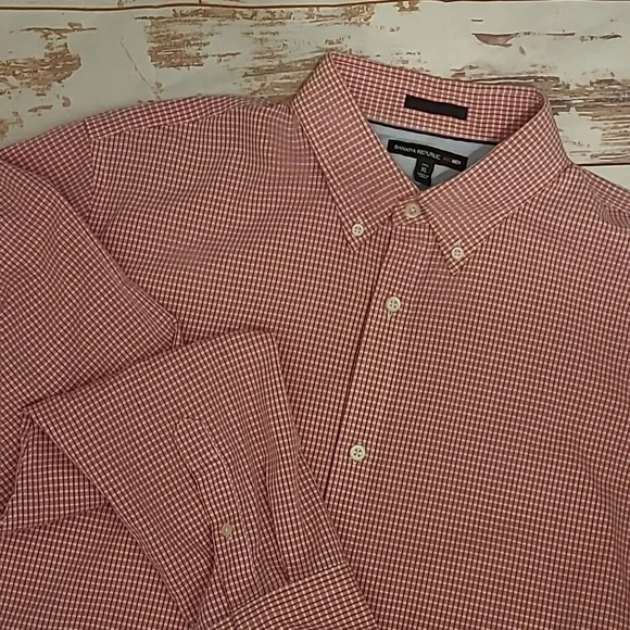 Banana Republic‎ Mad Men .. Long Sleeve . Slim Fit XL