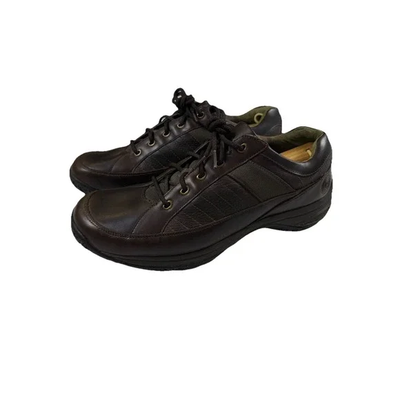 Dunham Waterproof‎ Men's Leather Shoes Brown Lace Up Sz 15 Comfort UGG Insole