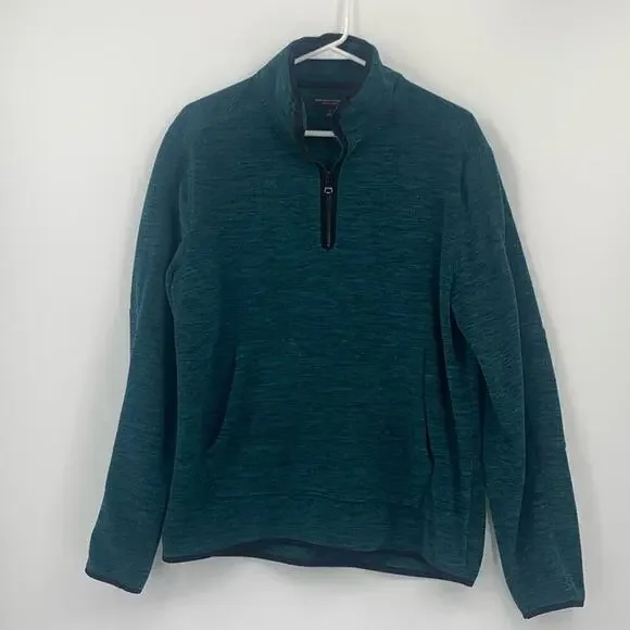 Banana Republic Quarter Zip Fleece Pullover Men’s Size Large