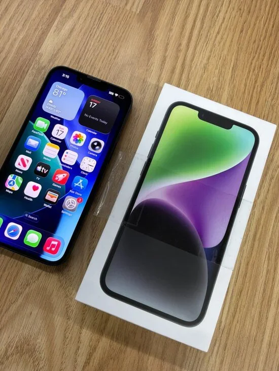 Apple iPhone 14 256GB Unlocked Smartphone Blue iOS 26 w/Box