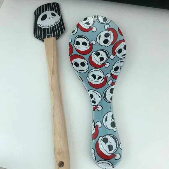 Nightmare before Christmas Spoon rest and Spatula