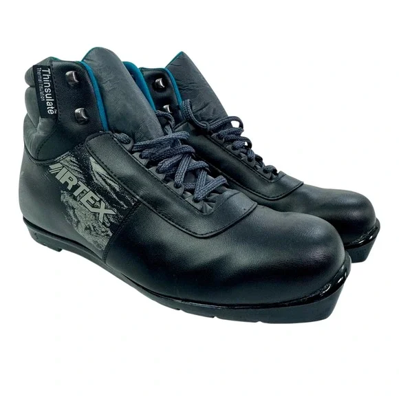 Artex NNN‎ Cross Country Ski Boots Mens 46 12 Black Thinsulate Nordic XC