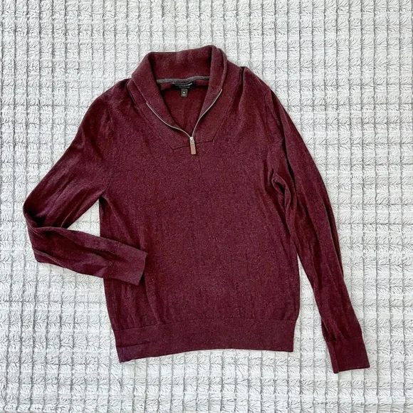 Banana Republic Mens Maroon Pullover