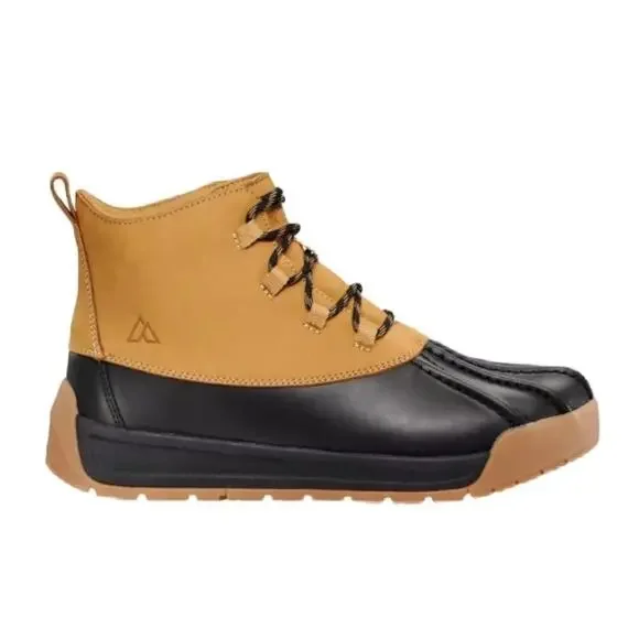 Alpine Mens Full grain leather Tan Gavin Duck Boot Size 8.5 AD22MCW003-TAN - NEW