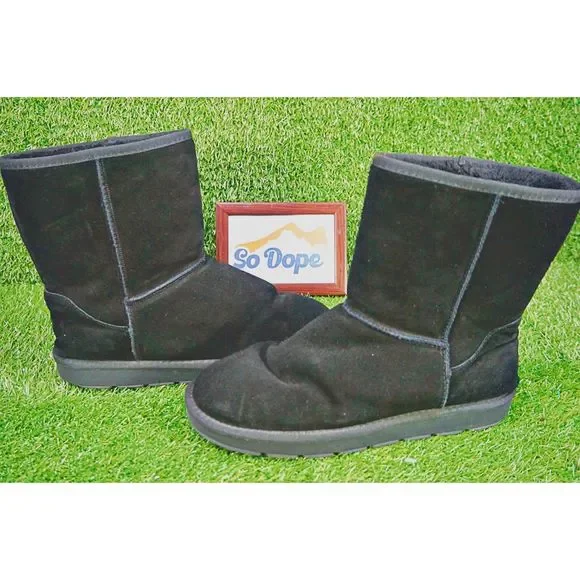 Jousen Milan AMY698 Black Round Toe Boots - Men's Size 11