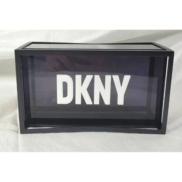 DKNY Acrylic & Metal Retail Advertising Block Sign 4