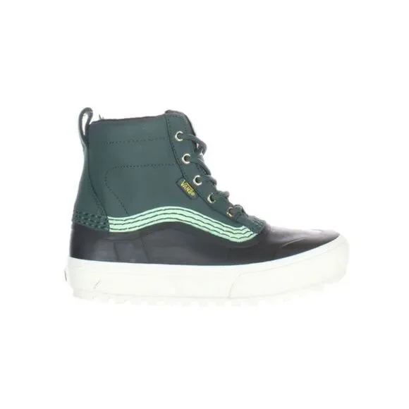 Vans Mens Standard Mid Snow Mte Green Snow Rainboots Size 6