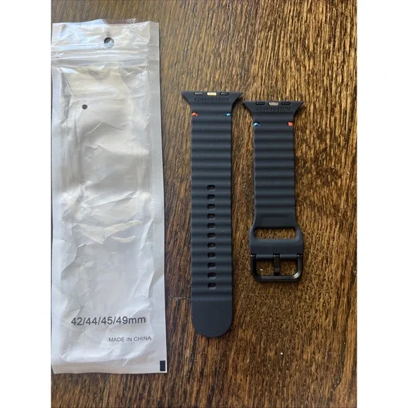 Black Watch Band For Apple Watch 42/44/45/49 mm NEW
