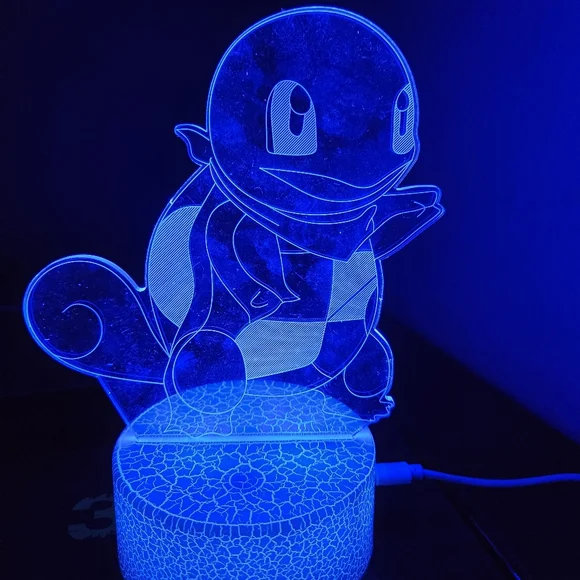 3D Illusion LED Night Light - Red
