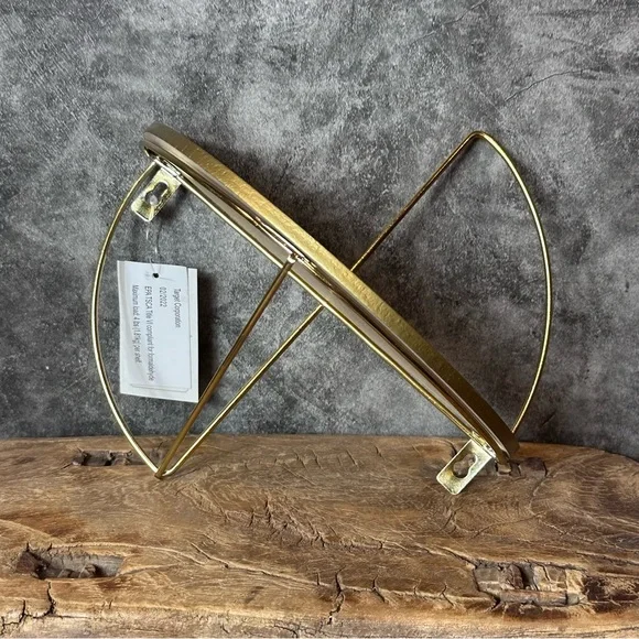 Target Dollarspot Gold Half Round Shelf