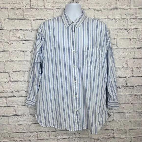 🌼Banana Republic Shirt Mens Size XL Long Sleeve Button Down (3/4 sleeves)