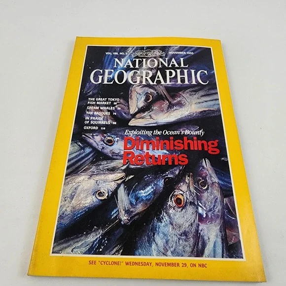 National Geographic Magazine November 1995 No Insert