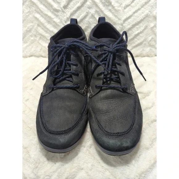 S4 Men's Rockport Hydro Shield Waterproof Lace Up Shoe Sz 13 Black