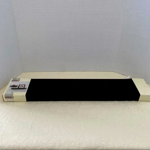 Target Home Black 1 x floating shelf 23 3/4” x 4 1/2” x1 1/4”