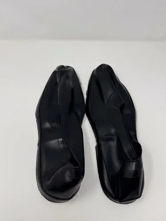 Vintage Tingley Black Rubber Overshoes XL Made USA Avant Garde Rain Galoshes