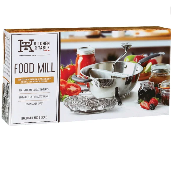 Kitchen & Table by H-E-B Stainless Steel Food Mill