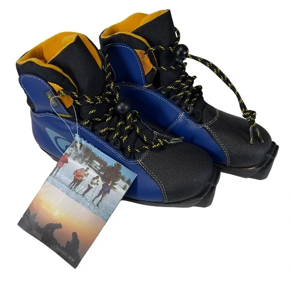 Salomon Igloo SNS Cross Country‎ Ski Boots Blue Size 3 EU 35 NNN Style New