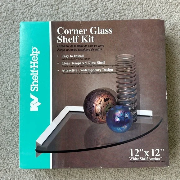 Corner Glass Shelf (NIB)