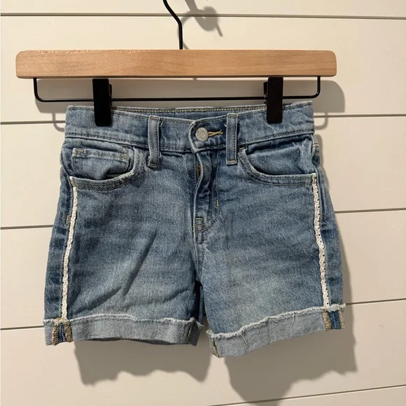Old Navy Kids High‎ Waisted Denim Shorts Size 7