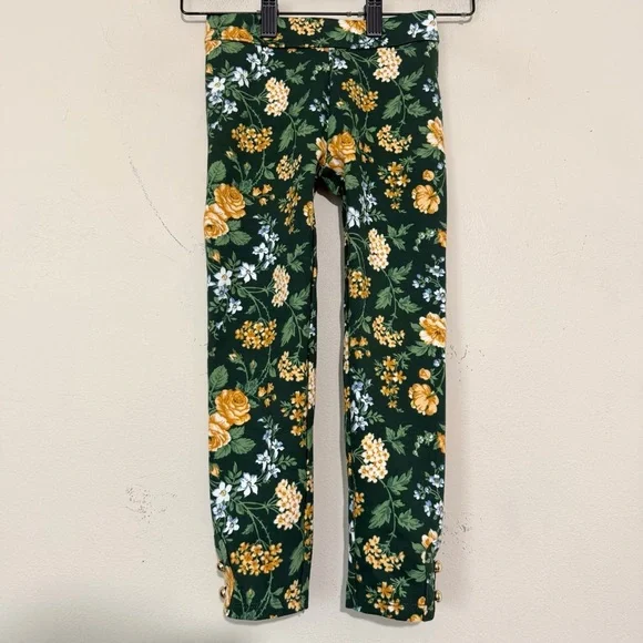 Janie and Jack Pine Meadow Floral The Everyday Leggings NEW WITH TAGS SIZE 5