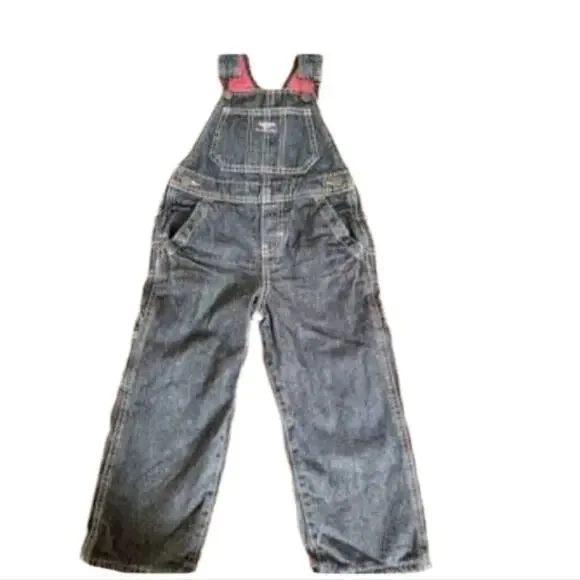 OSH GOSH DARK WASH ADJUSTABLE OVERALLS SIZE 3T