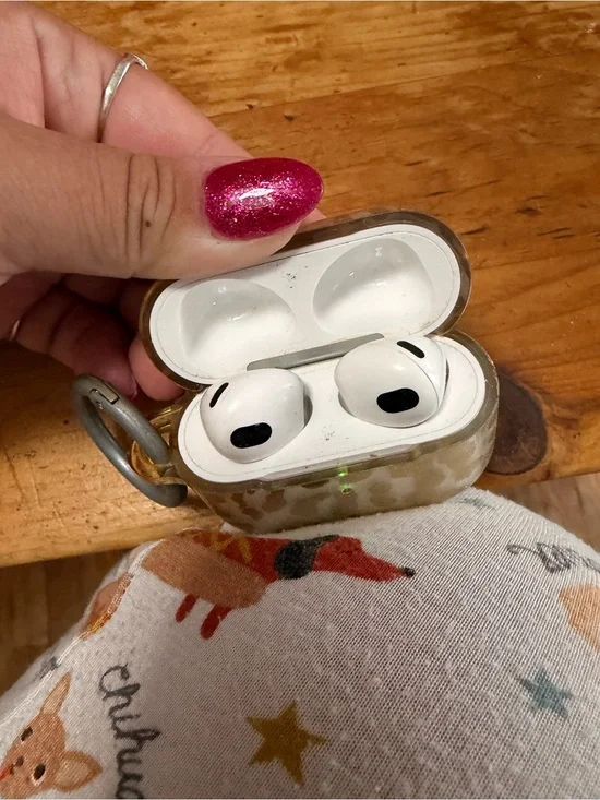 Apple AirPods with Protective Case and Keyring