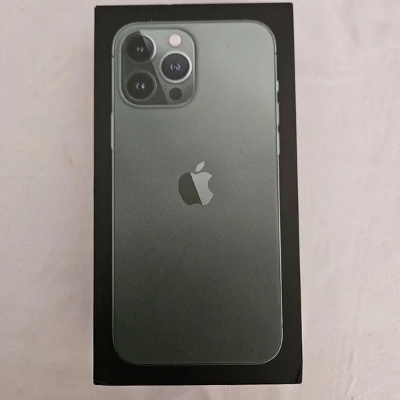 Apple iPhone 13 Pro Max Empty Retail Box, Sierra Green - Display Case