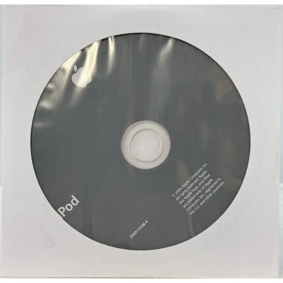 Apple 2004 iPod Setup & Software Install CD 2Z691-5108-A Rare OEM Disc