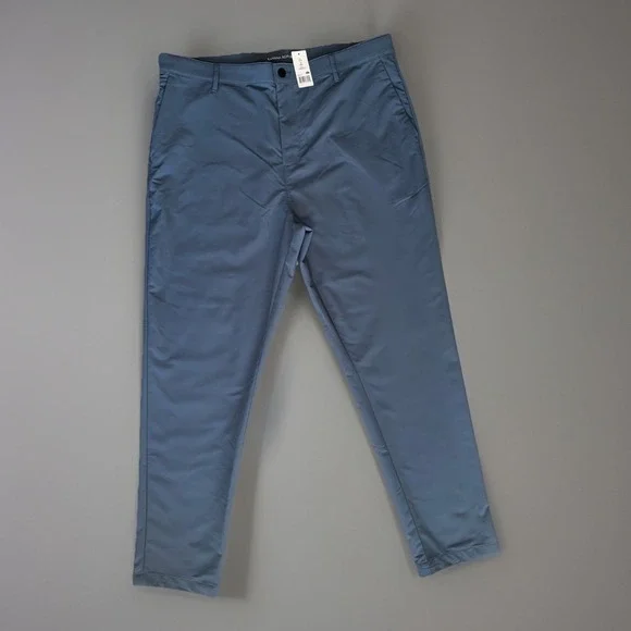 NWT Banana Republic Tech Performance Pants Blue Mens Size‎ 40x32