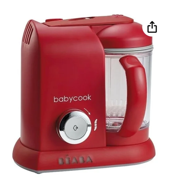 New Beaba 25th Anniversary Babycook Pro RED Baby Food Maker