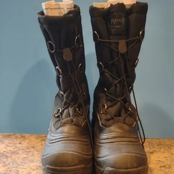 RANGER THERMOLITE PACBOOTS MENS SIZE 9 LIKE NEW TOGGLE LACES MINT TREAD CLEAN