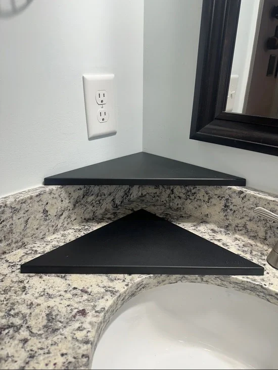 Modern Corner Shelf Display - Set of 2
