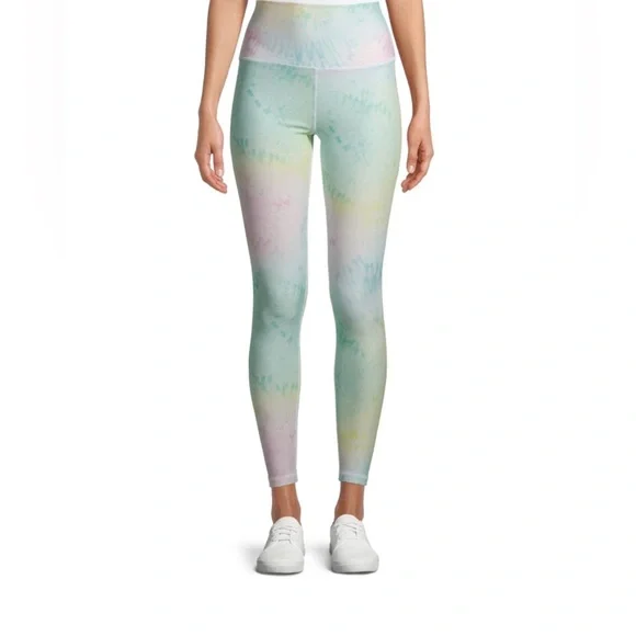 Girls Tye Dye Athletic Leggings, Size Youth Medium, Scorpio Sol