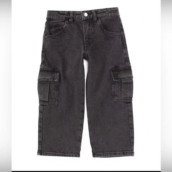 GB Little Girls Wide Leg Cargo Jeans- BRAND NEW