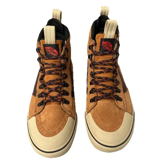 Vans‎ UnisexSk8 Hi MTE Waterproof Insulated Glazed Ginger Shoes Boots Size 7 New