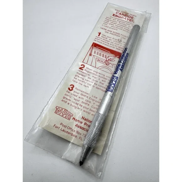 Carbide Engraver Tool Metal Etching Pen Glass Metal Plastic NHPA NOS