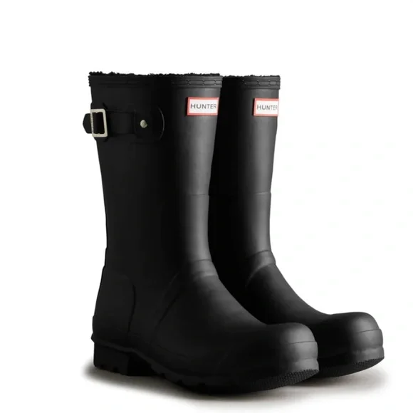 Hunter Men’s Original Insulated short rain boots size 9 NWT